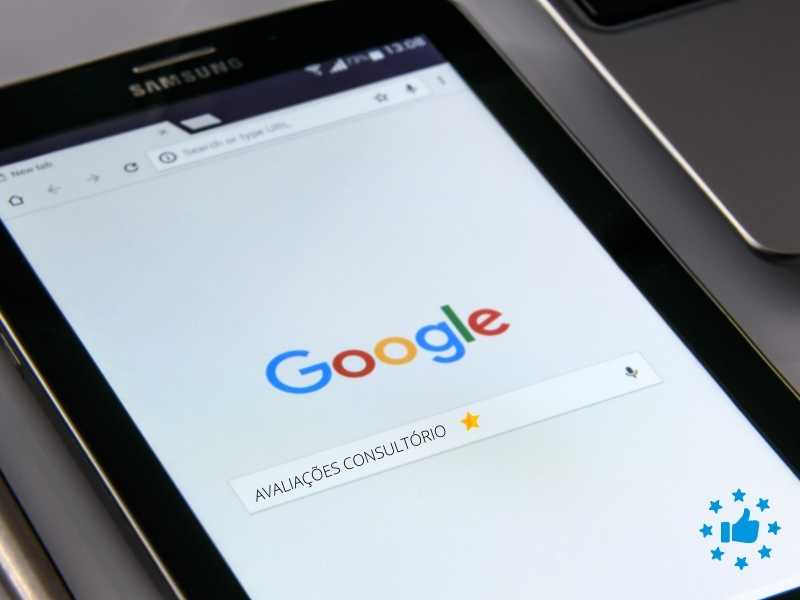 Avaliações Google my business.