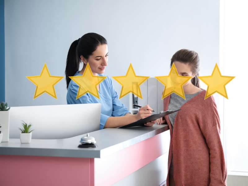 Melhor experiência do paciente.